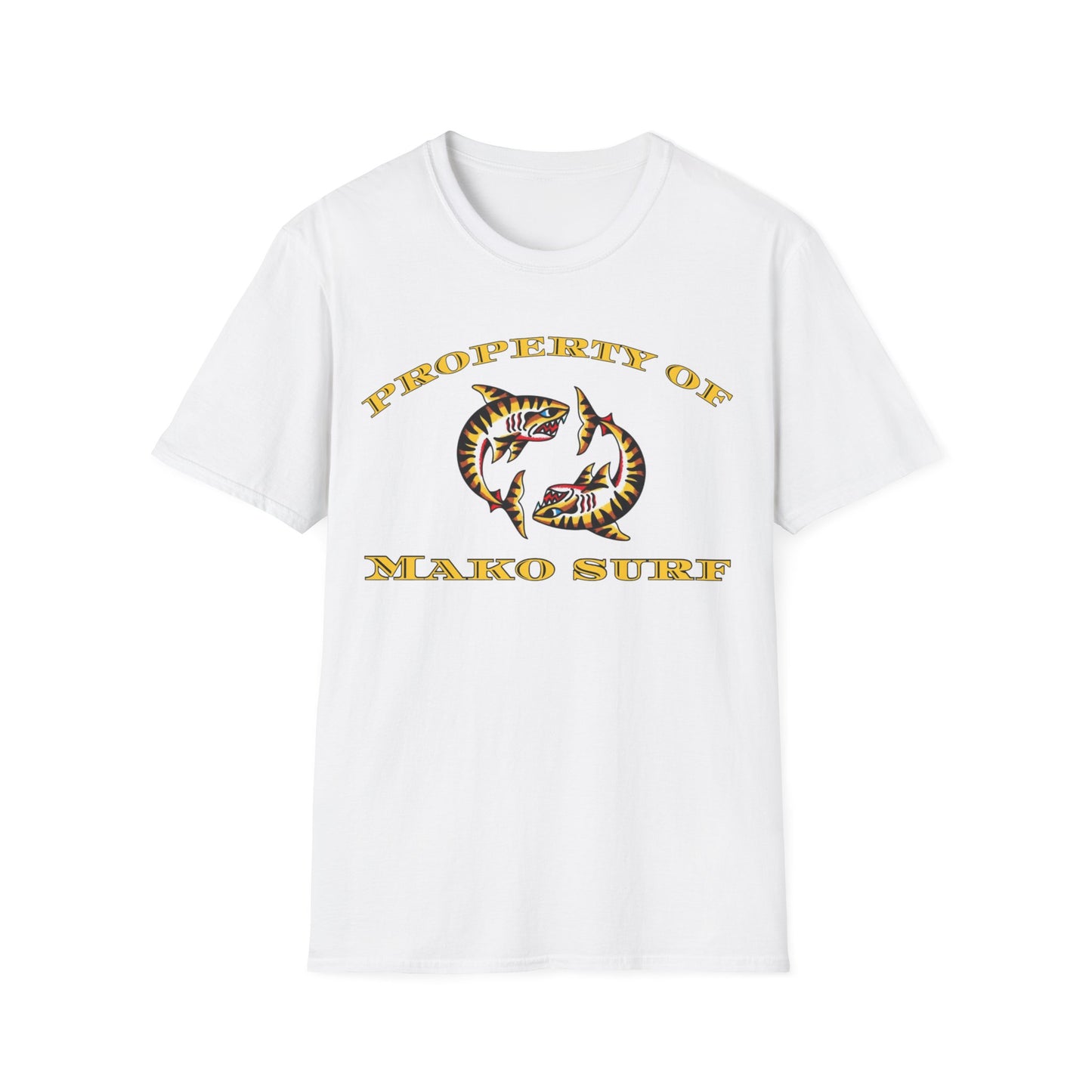Mako Surf Team Graphic T-Shirt - Casual Unisex Tee for Beach Lovers
