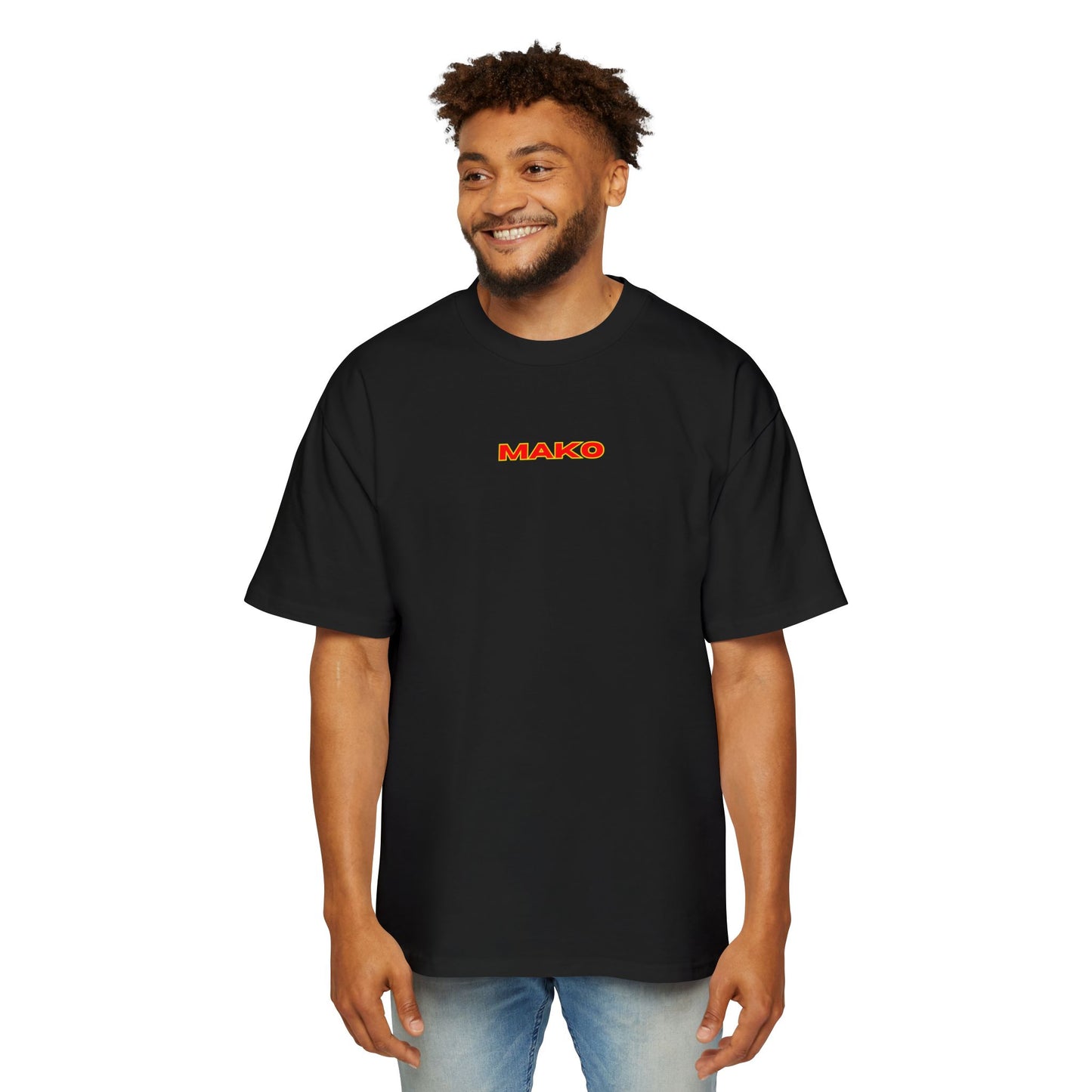 Mako Surf Flaming Rose II Oversize Tee