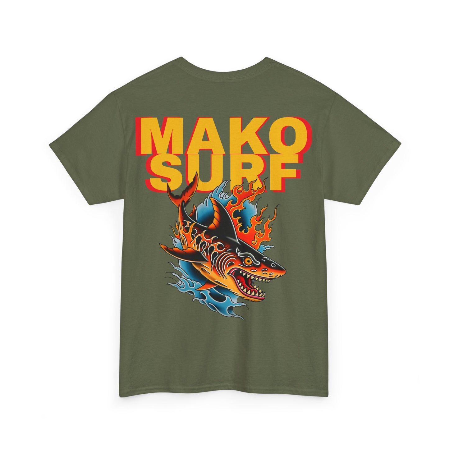 Flaming Mako Surf Tee