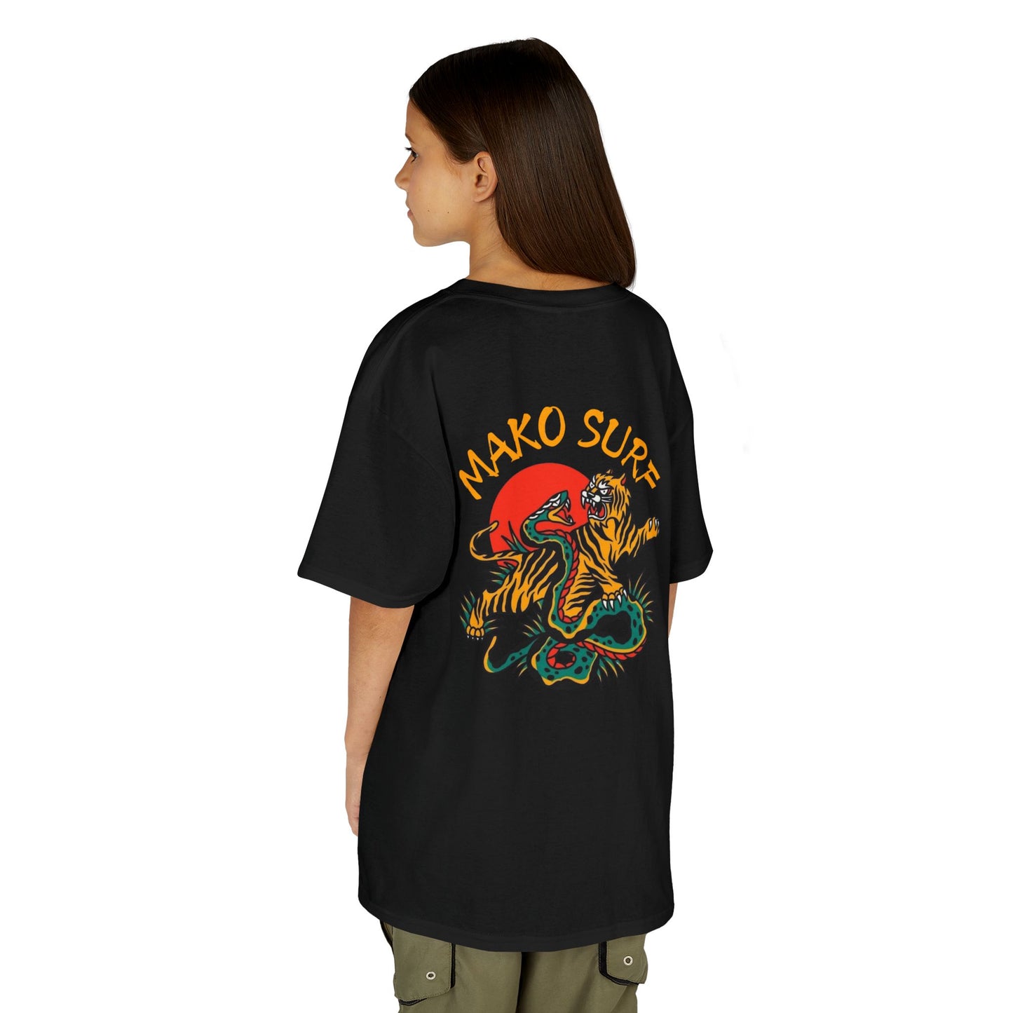 Mako Surf Japanese Tiger Heavy Tee for Young Surfers