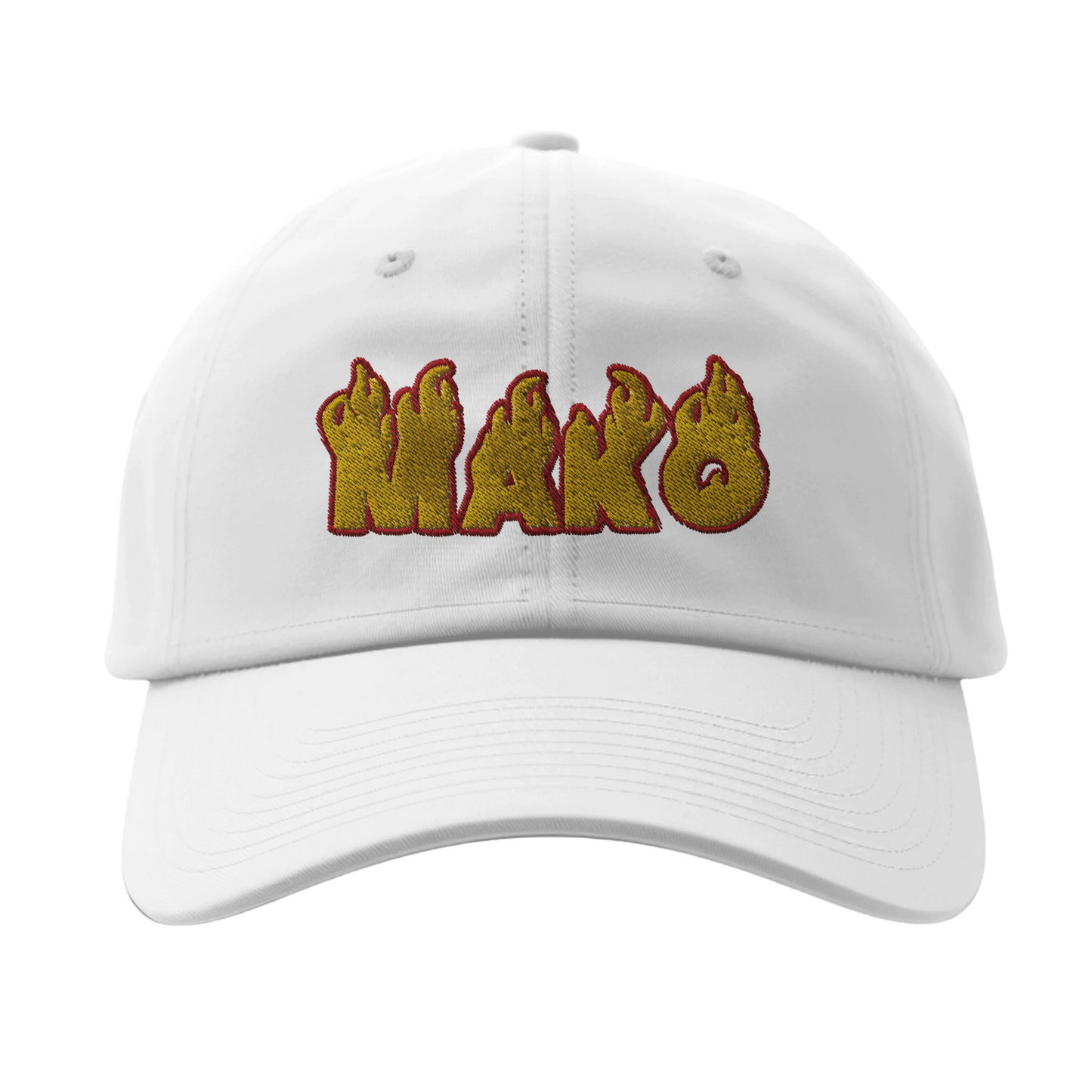 Mako Flame Embroidered Cap