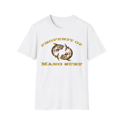 Mako Surf Team Graphic T-Shirt - Casual Unisex Tee for Beach Lovers