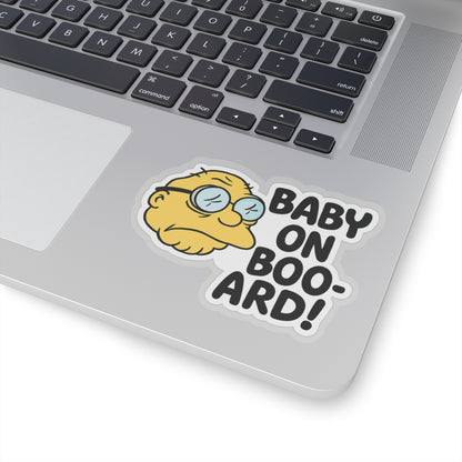 Car Sticker - Baby on Boo-ard Humorous Kiss-Cut Sticker