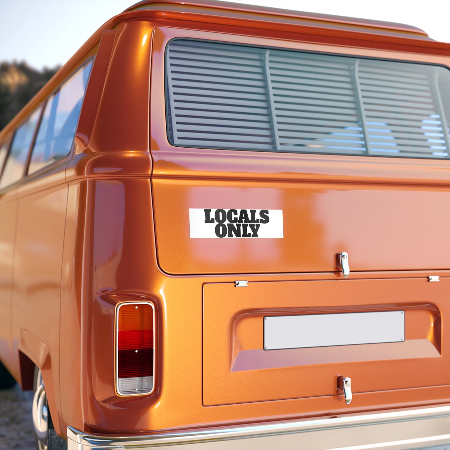 Locals only stickers