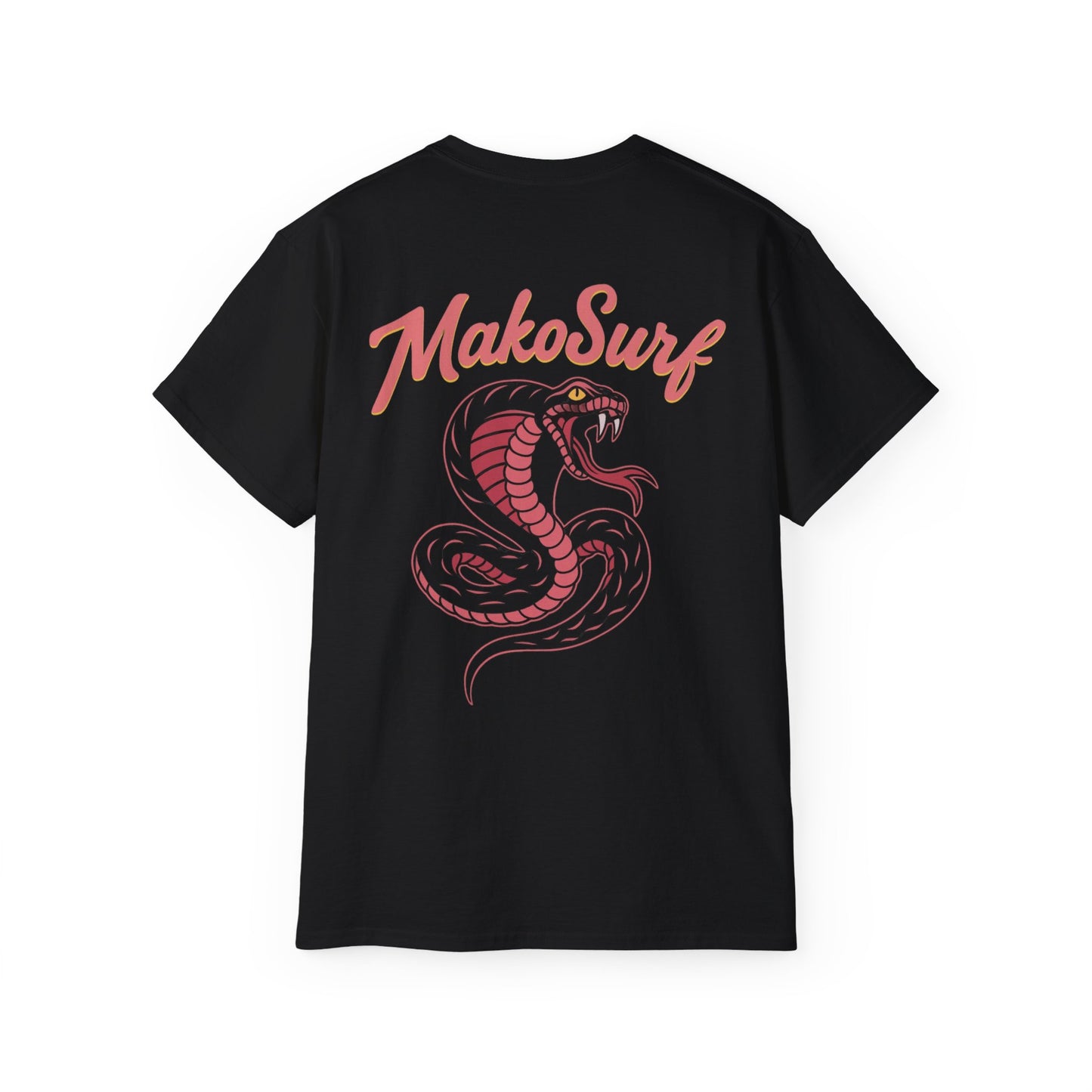 T-Shirt - Mako Surf Candy Cobra Pink Print Tee for Beach Lovers