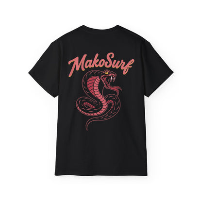 T-Shirt - Mako Surf Candy Cobra Pink Print Tee for Beach Lovers
