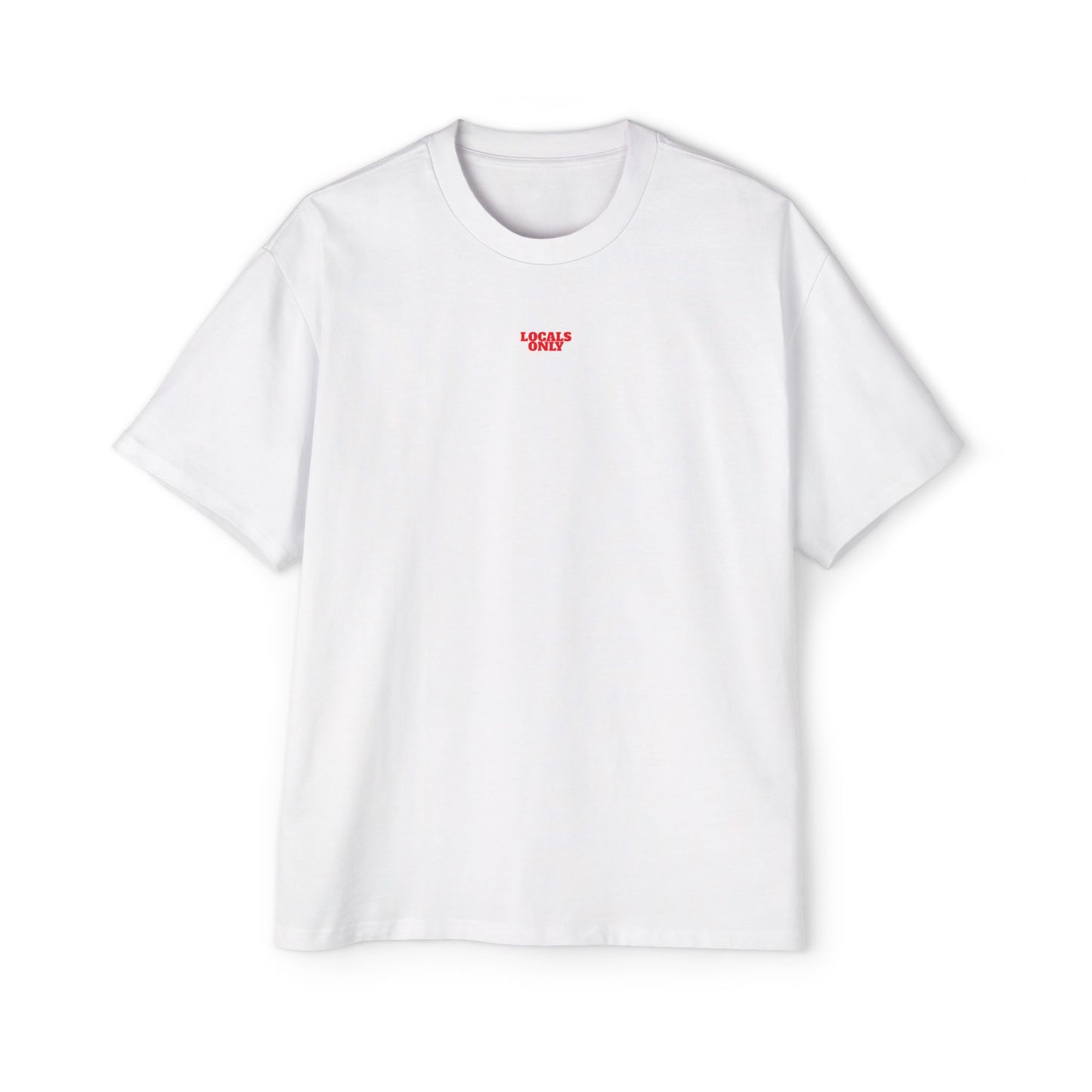 Beerbox Boardriders Heavy Oversized Tee Red Text