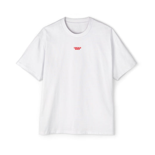 Beerbox Boardriders Heavy Oversized Tee Red Text
