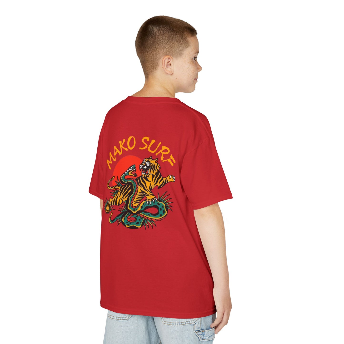 Mako Surf Japanese Tiger Heavy Tee for Young Surfers