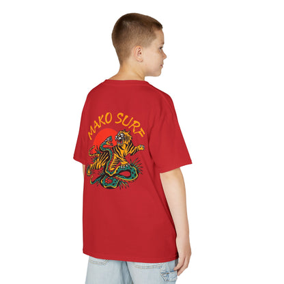 Mako Surf Japanese Tiger Heavy Tee for Young Surfers