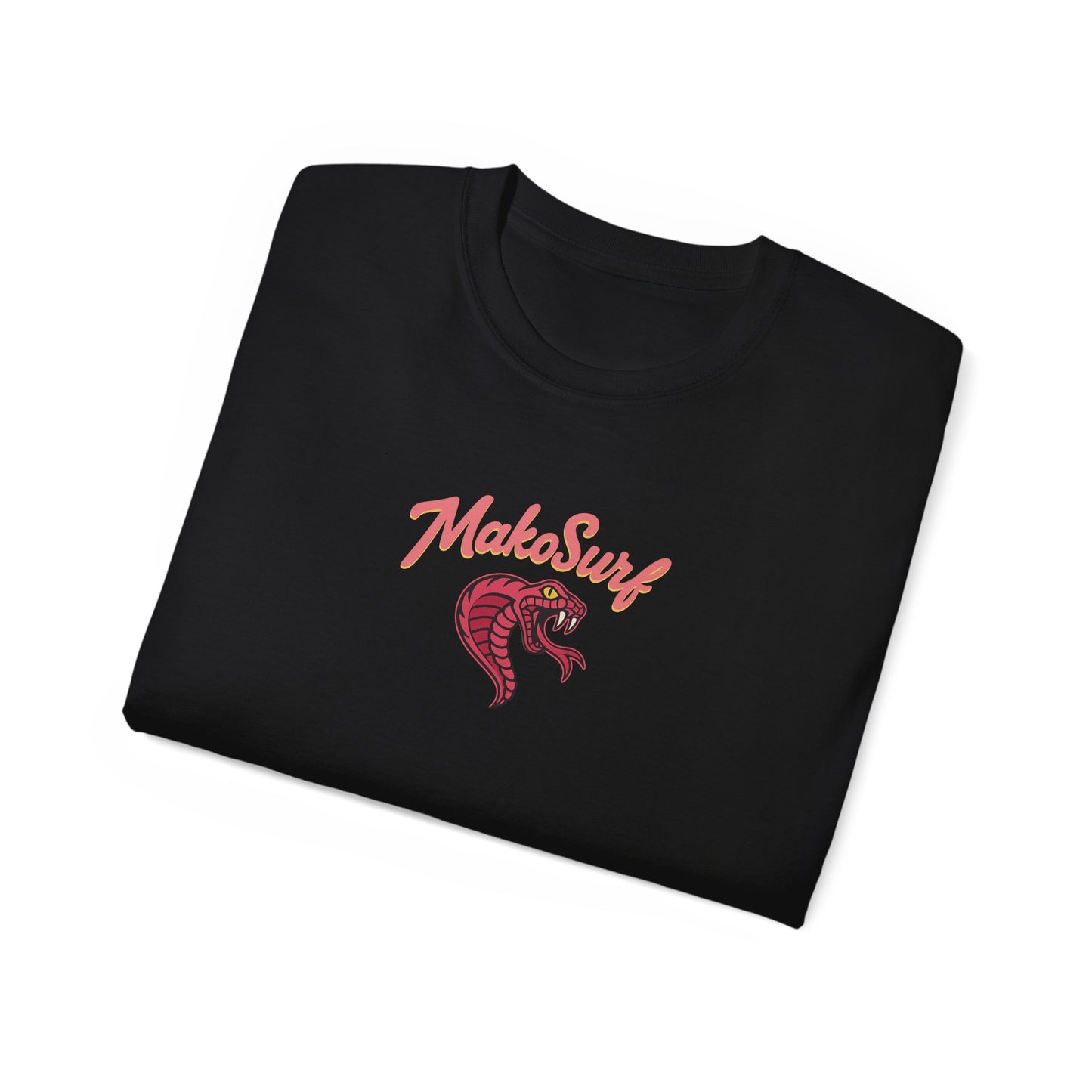 T-Shirt - Mako Surf Candy Cobra Pink Print Tee for Beach Lovers