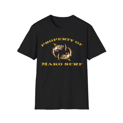 Mako Surf Team Graphic T-Shirt - Casual Unisex Tee for Beach Lovers