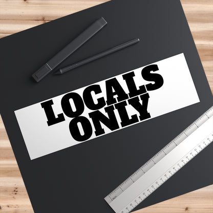 Locals only stickers