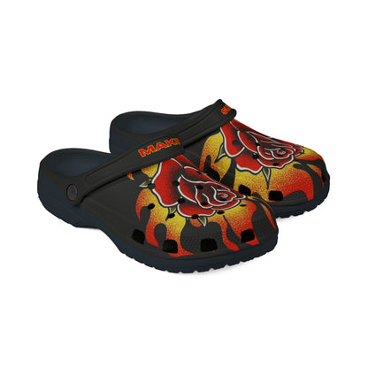 Mako Surf Flaming Rose EVA Foam Rubber Shoes