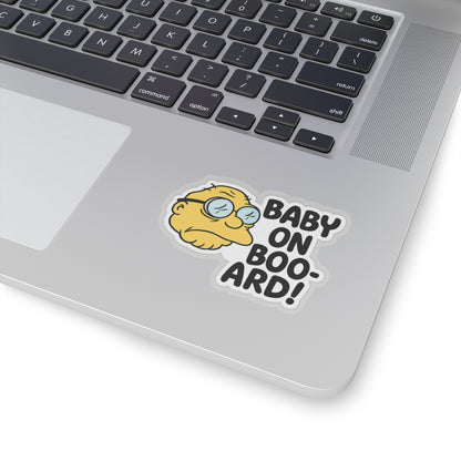 Car Sticker - Baby on Boo-ard Humorous Kiss-Cut Sticker