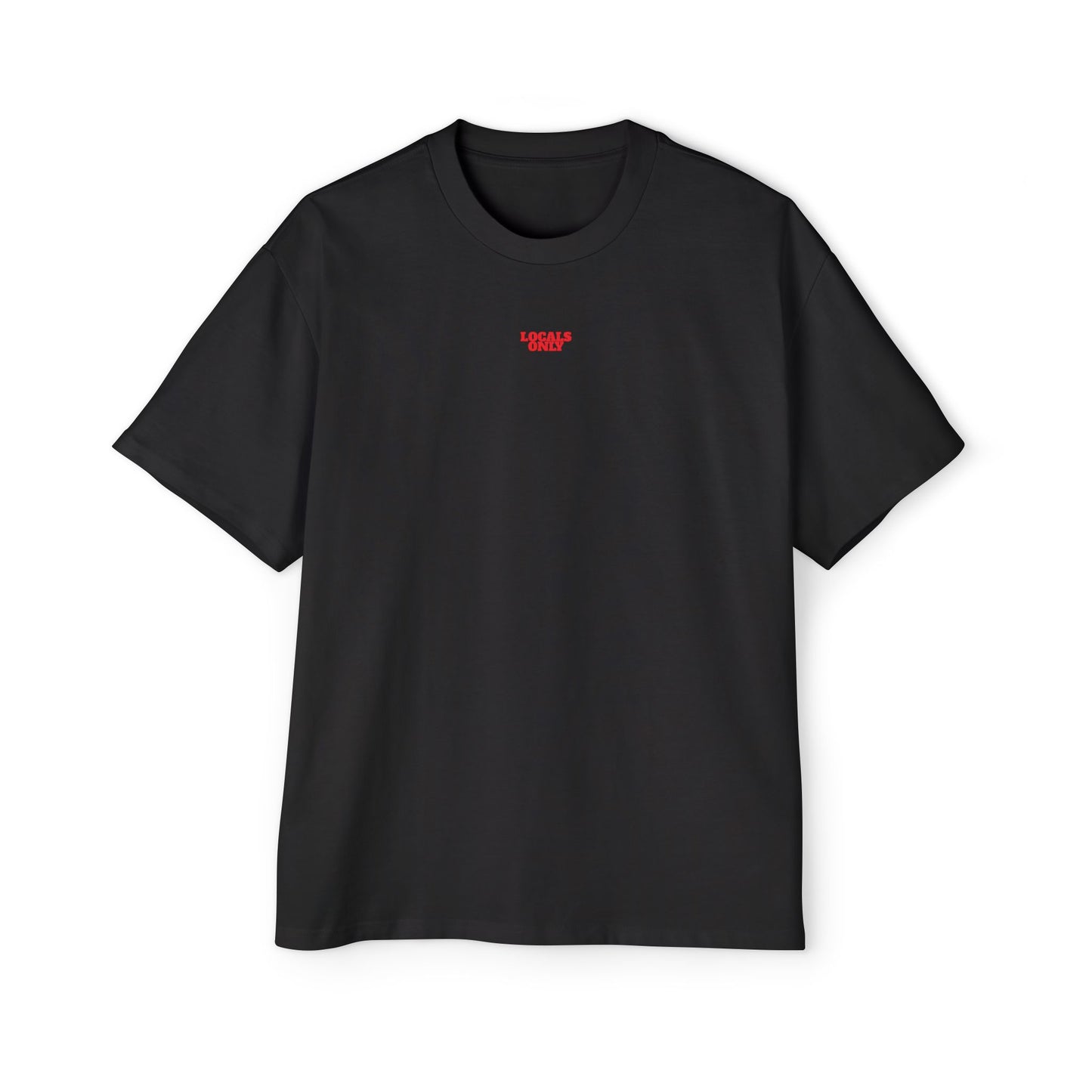 Beerbox Boardriders Heavy Oversized Tee Red Text