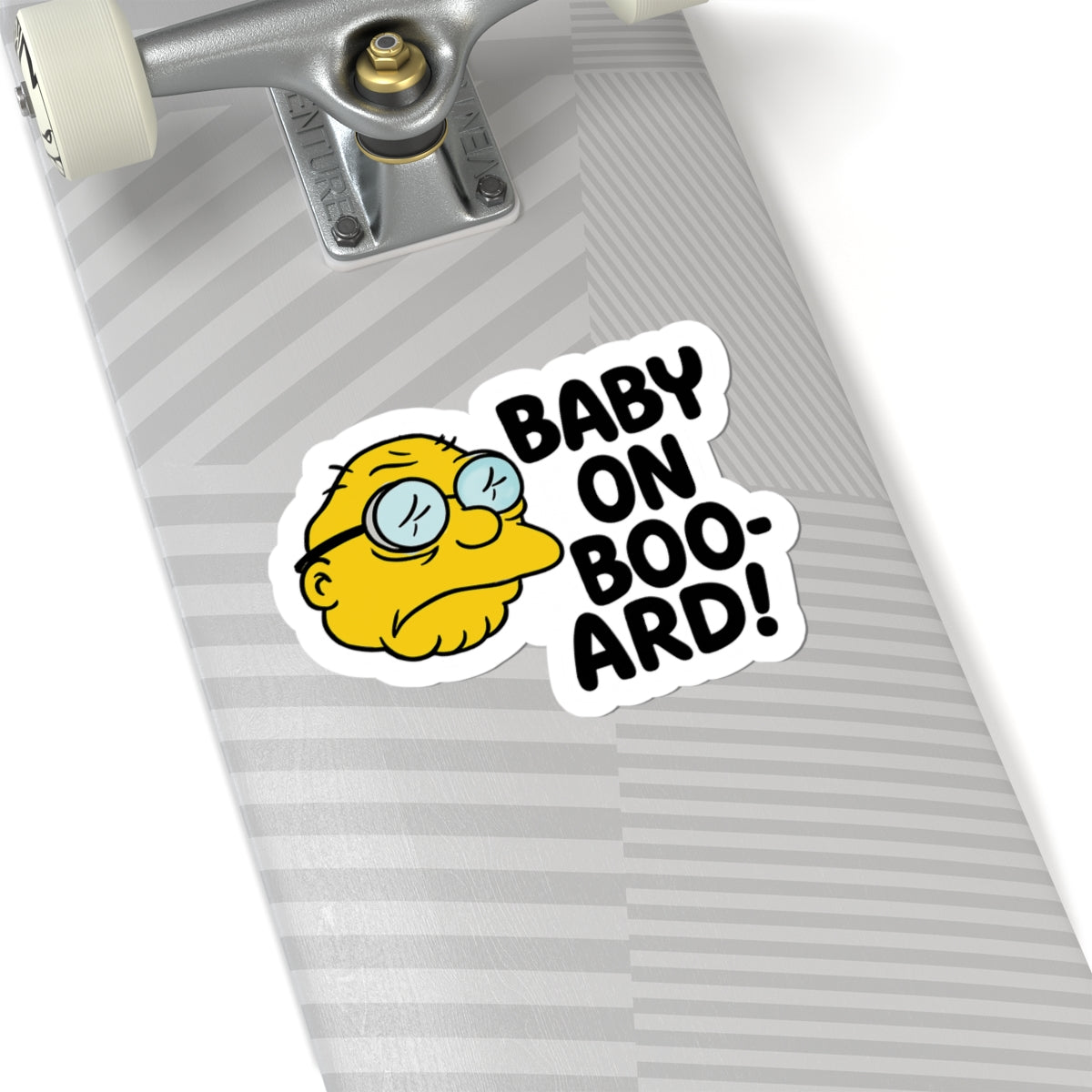 Car Sticker - Baby on Boo-ard Humorous Kiss-Cut Sticker