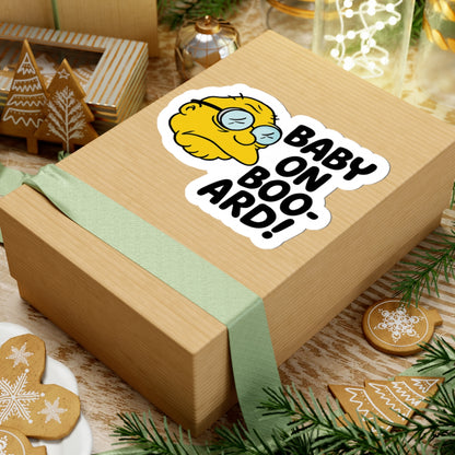 Car Sticker - Baby on Boo-ard Humorous Kiss-Cut Sticker