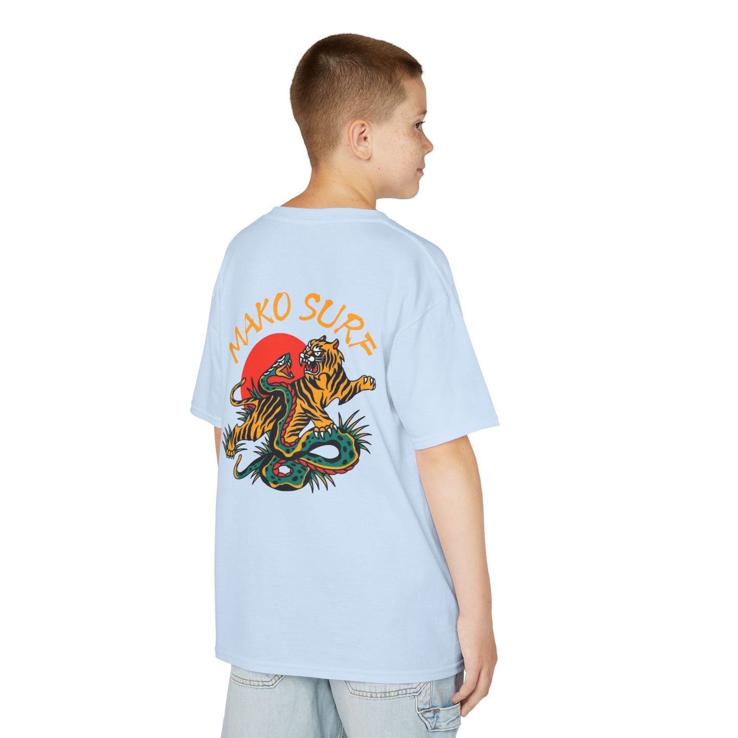 Mako Surf Japanese Tiger Heavy Tee for Young Surfers